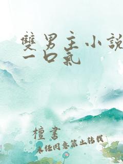双男主小说推文一口气