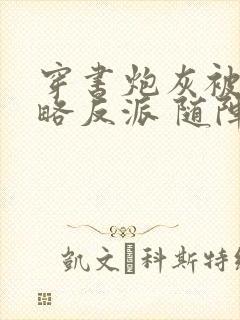 穿书炮灰被迫攻略反派 随阵子
