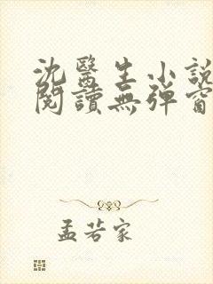 沈医生小说免费阅读无弹窗