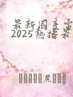 最新国产电视剧2025热播最火剧免费观看