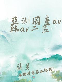 亚洲国产av日韩av二区
