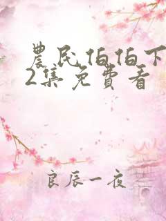 农民伯伯下乡第2集免费看