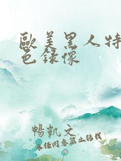 欧美黑人特级黄色录像