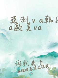 亚洲ⅴa韩国va欧美va