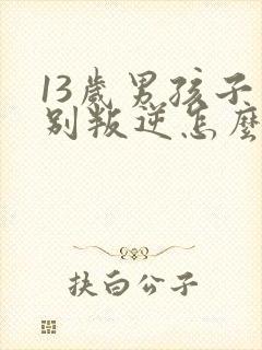 13岁男孩子特别叛逆怎么办