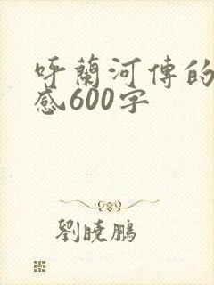 呼兰河传的读后感600字