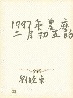 1997年农历二月初五的八字