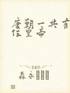 唐朝一共有多少位皇帝