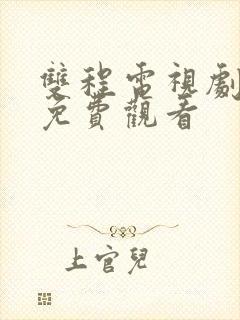 双程电视剧全集免费观看