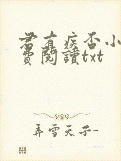 君有疾否小说免费阅读txt