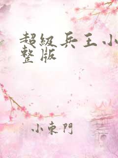 超级兵王小说完整版