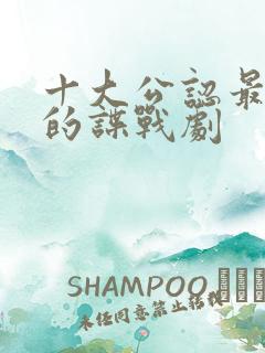 十大公认最好看的谍战剧