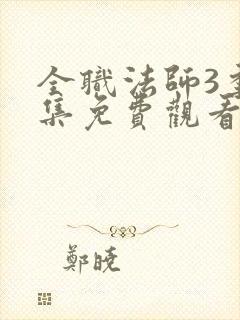 全职法师3季全集免费观看完整版