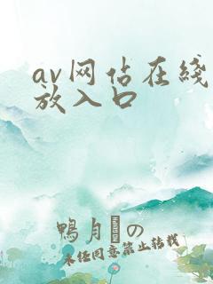 av网站在线播放入口