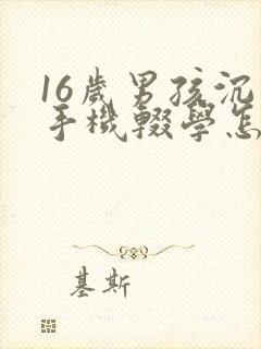 16岁男孩沉迷手机辍学怎么办