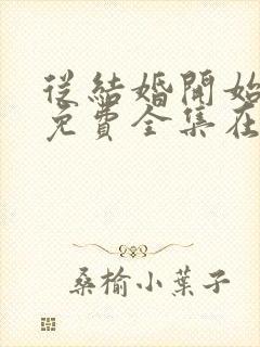 从结婚开始恋爱免费全集在线观看