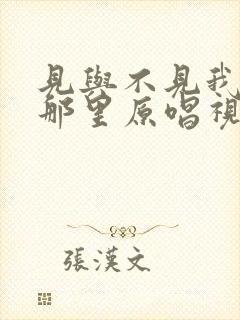 见与不见我都在那里原唱视频