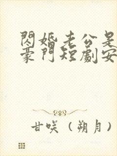 闪婚老公是超级豪门短剧安南