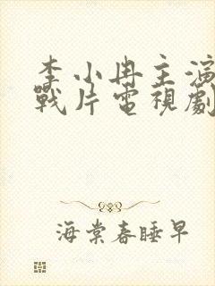 李小冉主演的谍战片电视剧大全集