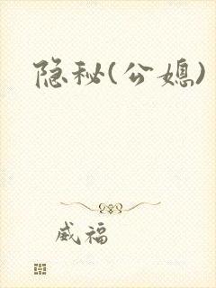 隐秘(公媳)