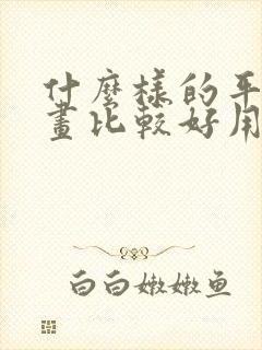 什么样的平板画画比较好用