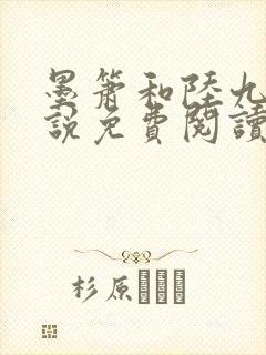 墨箫和陆九卿小说免费阅读
