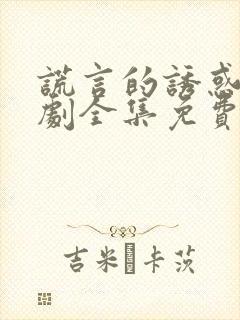 谎言的诱惑电视剧全集免费播放
