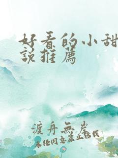 好看的小甜文小说推荐