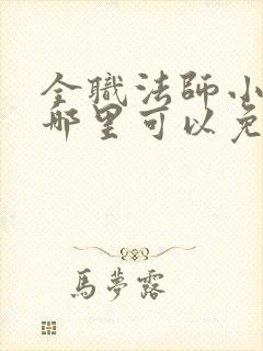 全职法师小说在哪里可以免费阅读