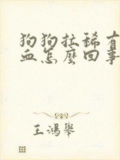 狗狗拉稀有点带血怎么回事
