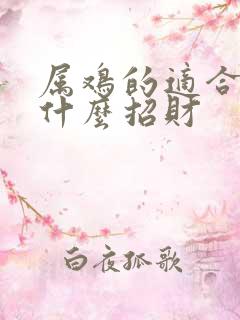 属鸡的适合佩戴什么招财