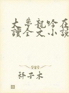 大梦龙吟在线阅读全文小说