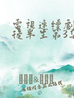 电视连续剧我的后半生第3集