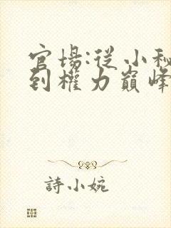 官场:从小秘书到权力巅峰小说免费下载