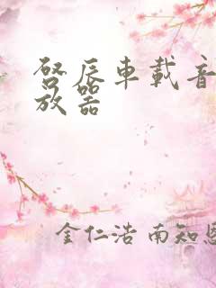 启辰车载音乐播放器