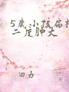 5岁小孩扁桃体二度肿大