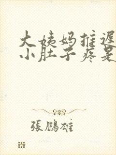 大姨妈推迟5天小肚子疼是怎么回事