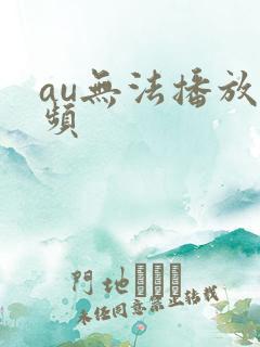 au无法播放音频