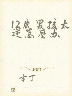 12岁男孩太叛逆怎么办