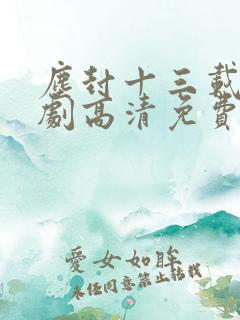 尘封十三载电视剧高清免费观看