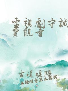 电视剧守诚者免费观看