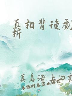 真相背后剧情解析
