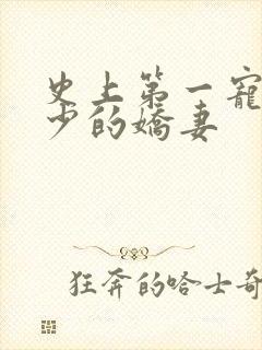 史上第一宠婚慕少的娇妻