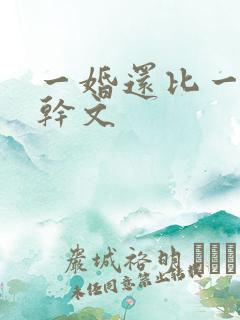 一婚还比一婚高干文