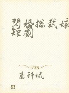 闪婚总裁嫁对人短剧