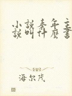 小说秦年主角小说叫什么书