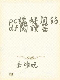 pc端好用的pdf阅读器