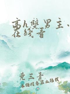 高h双男主小说在线看