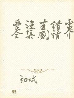 爱没有错电视剧全集剧情介绍