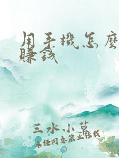 用手机怎么可以赚钱
